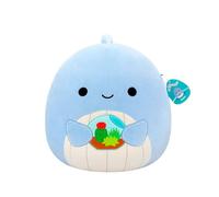 Squishmallows SQCR07699 - Samir la Baleine Bleu Clair 40 cm - Peluche Officielle Jazwares - Peluche Super Douce