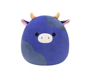 Squishmallows SQCR07710 - Ingred la Vache Violette 40 cm, Peluche Officielle Jazwares, Doudou Super Doux