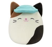 Squishmallows SQCR2394 - Cam Le Chat avec Chapeau 19 cm, Peluche Officielle Kelly Toys, Peluche Super Douce