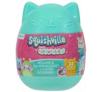 Squishmallows Squishville, Série 12 - Assortiment de mini jouets en peluche officiels Kellytoy à collectionner et accessoires, les styles peuvent varier. Ajoutez à votre cadeau d'équipe pour enfants,
