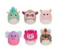 Squishville Mini Squishmallows Pack 6 Peluches Safari Squad 5 Cm