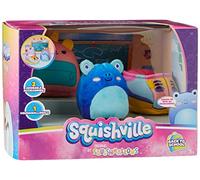 Squishville Squishmallows Ensemble d'accessoires pour la rentrée Scolaire - Comprend Une Peluche Alandy la Grenouille Bleue de 5,1 cm, Plus des Baskets, des Accessoires de Sac à Dos - Jouets pour