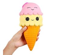 Squishy Aliment Mignon Forme au Choix - Fraise, Banane, Cacahuète,Pêche,Beurre,Pastèque,Dumpling,Pain,Tofu- Jouet Sensoriel Anti-Stress Retour Lent - Cadeau Kawaii pour Enfant et Adulte (Crème)