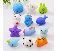 Squishy - BG INTERNATIONAL - 12 modèles assortis (animaux) - 4-5 cm - Anti-stress souple - Multicolore