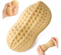 Squishy Cacahuète, Jouet à Presser Slow Rising en Forme de Peanut | Balle Anti Stress Souple, Mini Jouet Sensoriel Fidget pour Bureau École Voyage, Cadeau Enfants Adultes 1pcs