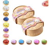 Squishy Dumpling, Dumpling Sensoriel Et Pailleté MystèRe, Squishy Anti-Stress pour Adultes