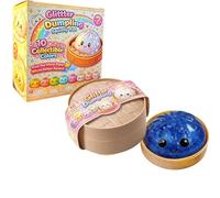 Squishy Dumpling - Durable, Slow Rising Glitter Dumpling Squishy for Stress Relief, Desk & Office (Blue)