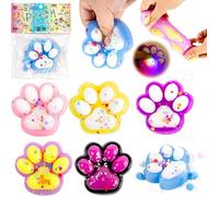 Squishy Patte De Chat, 6PCS Mini Patte Squishy, Jouet Patte De Chat Anti Stress, Patte De Chat Squishy, Jouets Anti-Stress