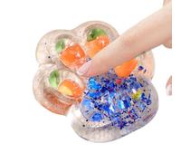 Squishy Patte De Chat Fruit Geant Sensorielle Fidget Toys, Squishy Toy Jouet À Presser en Forme De Pattes Chat Jouets Anti-Stress Kawaii Atte Gros, Jouet Anti-Stress pour Adultes Et Enfant (E)