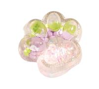 Squishy Patte de Chat, Jouet Patte de Chat Anti Stress Patte Squishy, Jouets Mignons À Pincer À Paillettes, Jouets À Presser pour, Jouets de Pincement Doux, Jouets À Presse