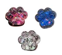 Squishy Patte De Chat Petit, Squishy Patte De Chat, 1/3 Pcs Squishy Patte De Chat Rose, Cat Paw Squishy Rainbow, White Cat Paw Squishies, Jouets Anti-Stress pour Enfants Et Adultes (Trois Couleurs)
