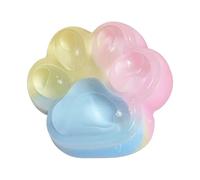 Squishy Pattes De Chat Transparentes Arc-en-Rainbow, Squishy Patte De Chat Colorée, Jouets Anti-Stress, Jouet À Presser Griffes De Chat, Jouets Anti-Stress Mignons, Presse Patte Pelucheuse