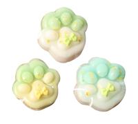 Squishy Paw, 3 pièces Squishy Cat Paw, Big Cat Paw Squishy Squeeze Toy, Portable Funny Rainbow Cat Paw Sensory Toys, pour Les Amoureux des Chats pour Les Enfant et Les Adultes