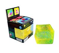 Squishy Stress Cube, Ice Cube Stress Ball Fidget Toy, Durable, Compact Et Léger for Soulager Le Stress L'anxiété Et La Tension(2*O1)