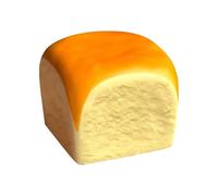 Squishy Stress Relief Toy - Bread Shaped Sensory Fidget | Slow Rise Foam Tactile Relaxation Companion Portable Desk Focus Aid Toy Entertainment Accessory for Study Breaks Workspaces