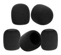 SquishyWorld 5 Pièces Bonnette Micro Mousse Épaisse Universelle pour Réduire Bruit Vent, Filtre Anti Pop Compatible, Idéal pour KTV et Activités Extérieures