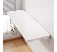 Squisito Table murale pliante en bois pour buanderie et cuisine Design gain de place Multi-style Installation facile Grande capacité de charge pour salon, chambre à coucher et cuisine