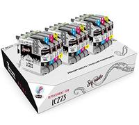 Squuido 12 Cartouches d'encre LC223 LC 223 XL compatibles avec Brother DCP-J4120DW MFC-J5320DW MFC-J5620DW MFC-J4420DW MFC-J4620DW MFC-J4625DW MFC-J680DW MFC-J5720DW MFC-J480DW DCP-J562DW