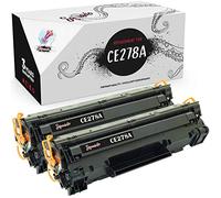 Squuido 2 Cartouches de Toner CE278A compatibles avec HP LaserJet Pro M1536 MFP M1536dnf P1560 P1566 P1600 P1606 P1606dn Canon i-SENSYS LBP6200d | Haut Rendement 2100 Pages