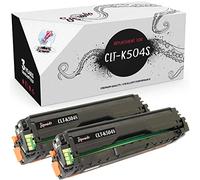 Squuido 2 Cartouches de Toner Noir CLT-K504S CLT-504S compatibles avec Samsung Xpress SL-C1810W SL-C1860FW CLX-4195FN CLX-4195N CLX-4195FW CLP-415N CLP-415NW | Haut Rendement 2500 Pages