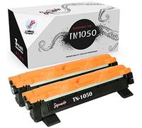 Squuido 2 Cartouches de Toner TN1050 TN 1050 compatibles avec Brother MFC-1810 MFC-1910W HL-1110 HL-1112 DCP-1510 DCP-1512 DCP-1610W DCP-1612W HL-1210W HL-1212W | Haut Rendement 1000 Pages