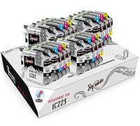 Squuido 20 Cartouches d'encre LC223 LC 223 XL compatibles avec Brother DCP-J4120DW MFC-J5320DW MFC-J5620DW MFC-J4420DW MFC-J4620DW MFC-J4625DW MFC-J680DW MFC-J5720DW MFC-J480DW DCP-J562DW