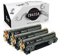 Squuido 3 Cartouches de Toner CB435A compatibles avec HP Laserjet P1005 P1006 P1007 P1008 P1009 | Haut Rendement 1500 Pages