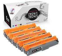 Squuido 5 Cartouches de Toner TN-241 TN-245 compatibles avec Brother DCP-9015CDW DCP-9020CDW MFC-9140CDN MFC-9330CDW MFC-9340CDW HL-3140CW HL-3142CW HL-3170CDW | Haut Rendement 2500/2200 Pages