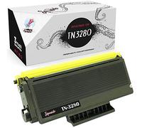 Squuido Cartouche de Toner TN3280 TN 3280 Compatible avec Brother DCP-8070D DCP-8085DN HL-5340D HL-5350DN HL-5370DW HL-5380DN MFC-8370DN MFC-8380DN MFC-8880DN MFC-8890DW | Haut Rendement 8000 Pages