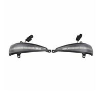 SQWDWEGF Clignotant de rétroviseur Lot 2 Clignotants Dynamiques LED Pour Civic 8e MK8 Pour Type S Pour R FN 1 3 Indicateur Rétroviseur Lampe Clignotante Clignotant Latéral(Crystal)