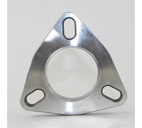 SQWDWEGF Tuyau d'Échappement Bride Universelle en Acier Inoxydable 304 De 51 Mm Soudée À 3 Trous Bride Mobile Utilisée pour Les Tuyaux D'échappement des Automobiles Voiture Queue Gorge