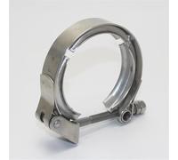 SQWDWEGF Tuyau d'Échappement Collier Serrage Dégagement Rapide Acier 2" 2,5" 3" 3,5" Collier Serrage V Tuyau Descente D'échappement V Clip Serrage V 1,5 Voiture Queue Gorge(3.75 inch)