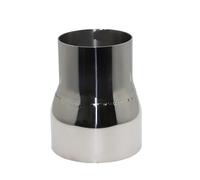SQWDWEGF Tuyau d'Échappement Tuyau D'échappement Voiture Tuyau Soudé Plusieurs Tailles Disponibles Adaptateur Réducteur Droit Universel Acier Inoxydable Voiture Queue Gorge(O.D 45mm-63mm)