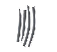 SQWDWEGF Visières Fenêtre Côté Voiture 4X pour Hyundai pour Tucson JM 2005-2009 Pare-Soleil Latéral De Voiture Déflecteurs Gardes Fumée Auvent Couverture Garniture Autocollant Déflecteur Pare-Soleil