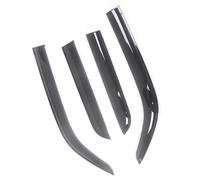 SQWDWEGF Visières Fenêtre Côté Voiture Déflecteurs Vent Fenêtre Latérale Visières Protection Contre Pluie Pare-Brise Fumée Foncée pour pour Q3 8U Q5 8R Q7 4L Déflecteur Pare-Soleil(2005-2015)