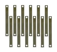 SQXBK Lot de 12 sangles de fixation résistantes au vent pour travaux horticoles - 400 mm - Pour installer des balançoires fixes et des hamacs suspendus - Vert