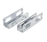 SQXBK Lot de 2 adaptateurs de disque dur en métal argenté avec 12 vis de support