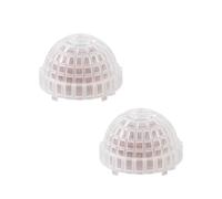 SQXBK Lot de 2 boules d'ancrage en plastique blanc pour aquarium 50 mm