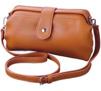 SQYZRZ 2025 New Retro Handmade Vintage Doctors Purse for Women - Leather Crossbody Bag (Brown)