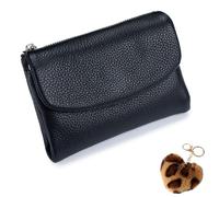 SQYZRZ Unisex Pebble Leather Wallet, Soft Pebble Leather Wallets for Women, Unisex Clutch Bags, Can Hold Coins, Id Cards, Ultra Thin Clutch for Ladies (L)