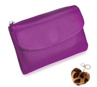 SQYZRZ Unisex Pebble Leather Wallet, Soft Pebble Leather Wallets for Women, Unisex Clutch Bags, Can Hold Coins, Id Cards, Ultra Thin Clutch for Ladies (D)