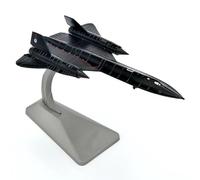 SR-71 Blackbird Reconnaissance Fighter Aircraft Modèle 1/72 Kits de modèles d'avion en métal avec support en alliage moulé sous pression Modèle de chasseur Jet Collection d'avions pré-construits for a