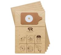 SR ESSENTIALS Lot de 10 sacs à poussière en papier de rechange double couche compatibles avec les aspirateurs Numatic Henry Hetty Hoover (marron)