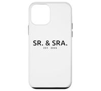 SR. & SRA Est. 2026 Mr. & Mrs., Marié et épouse Espagnol Mariage Coque pour iPhone 12 Mini