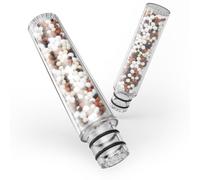 SR SUN RISE Lot de 2 cartouches filtrantes pour pommeau de douche - Contre le calcaire, l'eau dure, le chlore résiduel, les métaux lourds et les bactéries