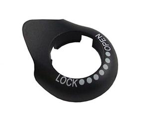 SR-Suntour Sf11-ncx-e Capuchon de Protection Mixte, Noir/argenté, Taille Unique