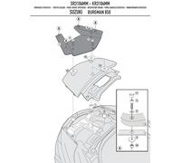 SR3104MM GIVI Attaque Coffre pour Suzuki Burgman Exécutif 650 2005 2006 2007