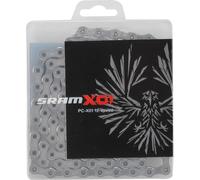 SRAM 00.2518.023.011 Chaîne de dérailleur PCX01 HollowPin, 126 maillons, 12 fois, avec Power-Lock speed, argent