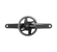 Sram Force 1x Axs D2 Crankset With Power Meter Argenté 175 mm / 40t Black