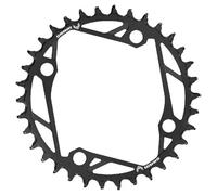 Sram T-type 104 Bcd Chainring Argenté 36t Black